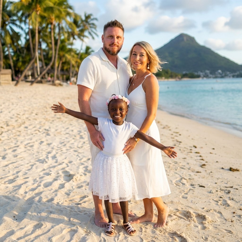Fabian Fitzner with family