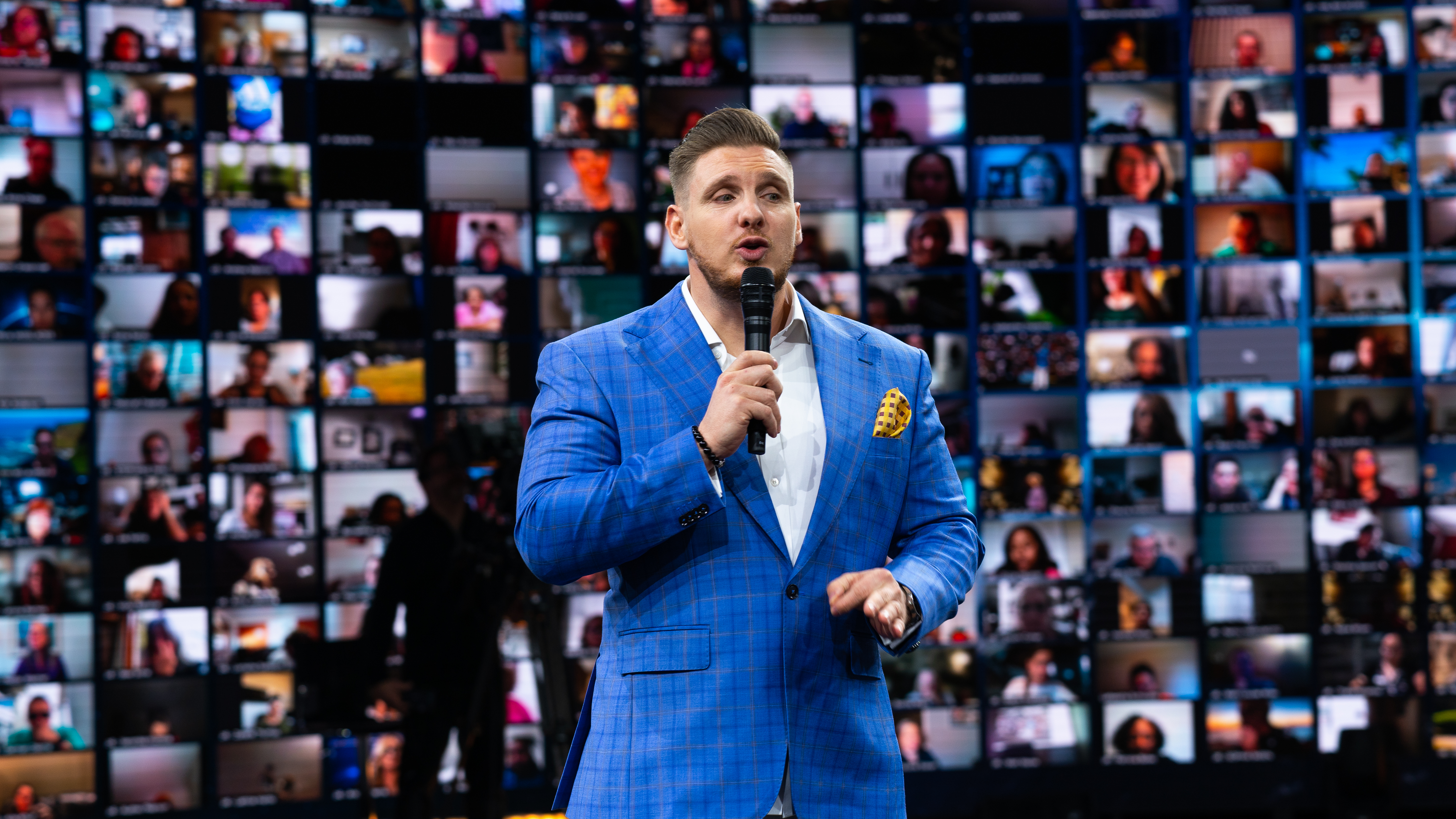 Fabian Fitzner hosting the world's biggest stage